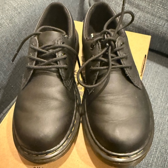 Dr. Martens Black Leather Oxfords - Picture 5 of 8